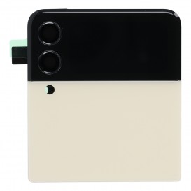 Vitre arrière avec écran (Officielle) - Galaxy Z Flip3 - Crème photo 2