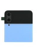 Vitre arrière supérieure (Officielle) - Galaxy Z Flip4 - Bleue photo 1