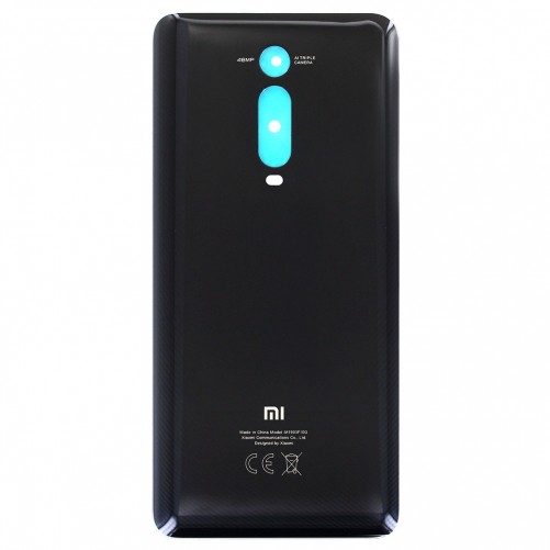 Vitre arrière (Officielle) - Xiaomi Mi 9T et Mi 9T Pro - Noire Carbone photo 1