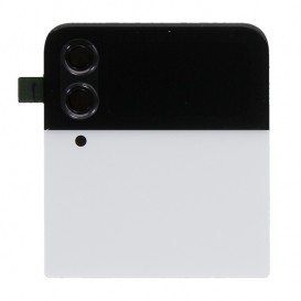 Vitre arrière supérieure (Officielle) - Galaxy Z Flip4 - Blanche photo 1