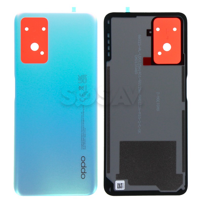 Vitre arrière - Oppo A76 bleu (Officielle) photo 1