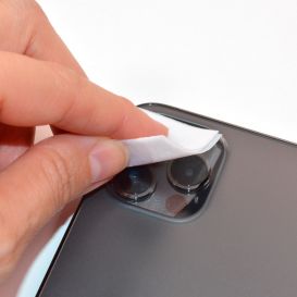 Verre trempé 3D Noir pour vitre caméra arrière - iPhone 15 et 15 Plus