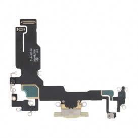 Connecteur de charge USB Type-C pour iPhone 15 jaune_photo2