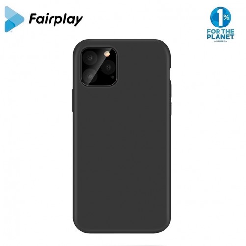 Housse silicone iPhone 14 Plus avec intérieur microfibres - Noire photo 1