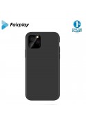 Housse silicone iPhone 14 Plus avec intérieur microfibres - Noire photo 1