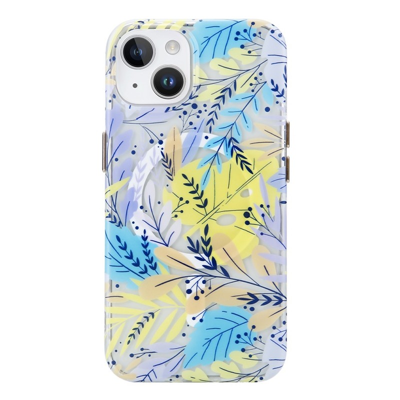 Coque iPhone 13 - Motif fleurs lavandes photo 1