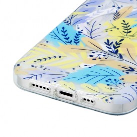 Coque iPhone 13 - Motif fleurs lavandes photo 2