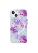 Coqu iPhone 13 Pro - Motif fleurs Violettes photo 1