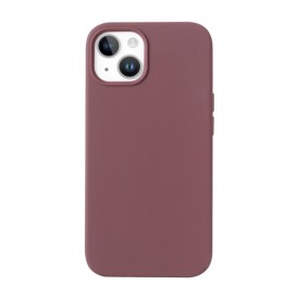 Coque en silicone iPhone 7, 8, SE2, SE3 intérieur en microfibres - Prune photo 1