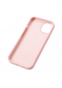 Coque en silicone iPhone X, XS intérieur en microfibres - Rose Pastel photo 3