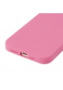 Coque en silicone iPhone 7, 8, SE2, SE3 intérieur en microfibres - Rose Fuschia photo 4