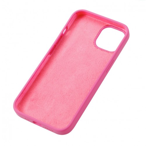 Coque en silicone iPhone 11 Pro intérieur en microfibres - Rose Fuschia photo 3