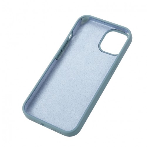 Coque en silicone iPhone 7, 8, SE2, SE3 intérieur en microfibres - Bleu Givré photo 3