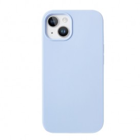 Coque en silicone iPhone 11 intérieur en microfibres - Violet Pastel photo 1