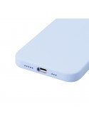Coque en silicone iPhone 11 intérieur en microfibres - Violet Pastel photo 4