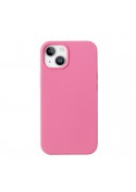 Coque en silicone iPhone X, XS avec intérieur en microfibres - Rose Fuschia photo 1