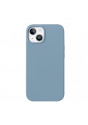 Coque en silicone iPhone 11 Pro intérieur en microfibres - Bleu Givré photo 1