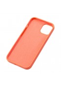 Coque en silicone iPhone 7, 8, SE2, SE3 intérieur en microfibres - Orange Corail photo 3