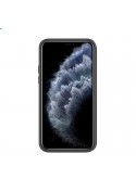 Coque en silicone iPhone 11 intérieur en microfibres - Noire photo 2