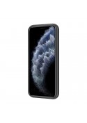 Coque en silicone iPhone 11 intérieur en microfibres - Noire photo 3