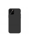 Coque en silicone iPhone 7, 8, SE2, SE3 intérieur en microfibres - Noire photo 1