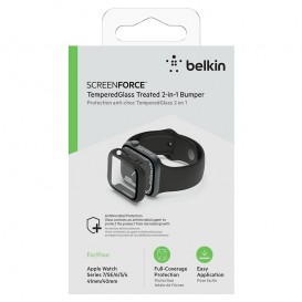 Verre trempé anti-bactérien avec bumper Noir BELKIN - Apple Watch 40, 41 mm photo 3