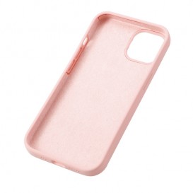 Coque en silicone Samsung Galaxy S23+ intérieur en microfibres - Rose Pastel photo 3