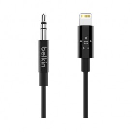 Câble BELKIN Jack 3,5 mm et Lightning certifié MFI (1,8m) photo 1