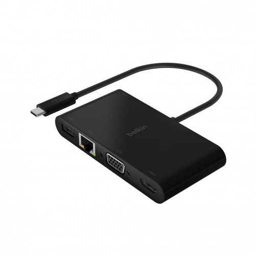 Adaptateur BELKIN USB-C 5 en 1 (VGA HDMI ETHERNET USB-C USB-A) photo 1