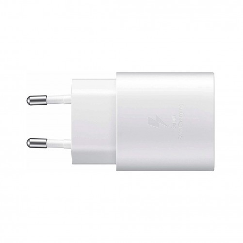 Chargeur ultra rapide USB-C 25W (Officiel) Samsung (avec câble) - Blanc photo 2