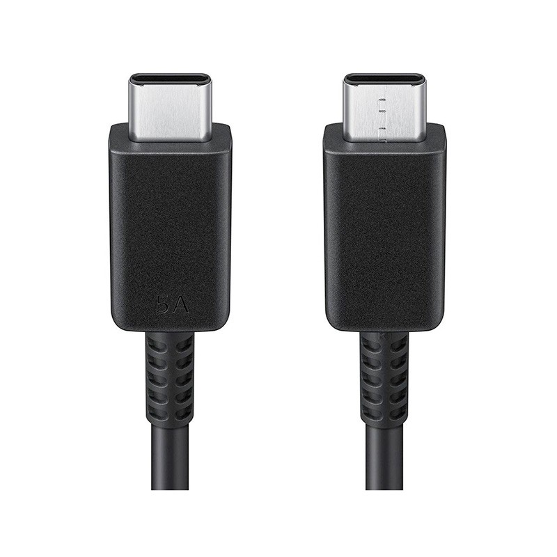 Câble charge rapide 25W USB-C vers USB-C (Officiel) Samsung 1,8m - Noir photo 1