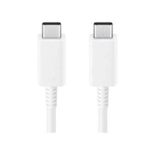 Câble charge rapide 25W USB-C vers USB-C (Officiel) Samsung 1,8m - Blanc photo 1