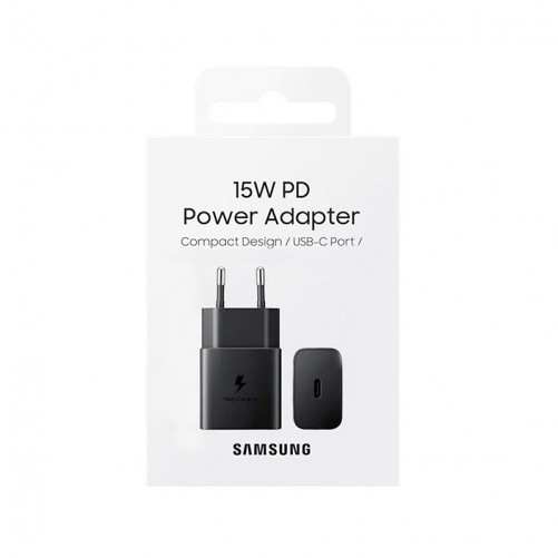 Chargeur secteur (Officiel)  Samsung 15W USB-C - Noir photo 4