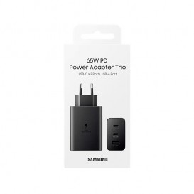 Chargeur secteur (Officiel)  Samsung 65W x3 USB A et 2x USB C photo 4