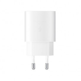 Chargeur USB-C 25W (Officiel) Samsung (sans câble) - blanc photo 1