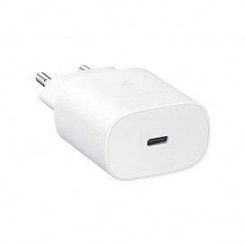 Chargeur USB-C 25W (Officiel) Samsung (sans câble) - blanc photo 1