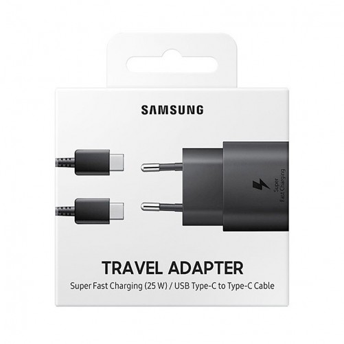 Chargeur (Officiel) Samsung SuperCharge USB-C 25W - Noir photo 4