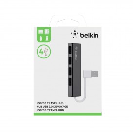 Multi-ports (4) USB 2.0 de voyage BELKIN - Noir photo 2