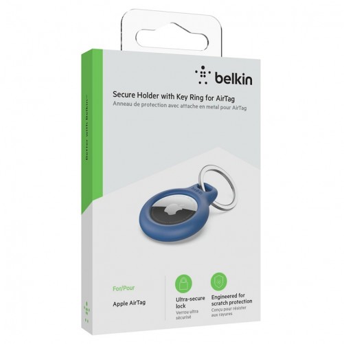 BELKIN AirTag support avec attache en métal - Bleu photo 6