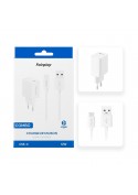 Chargeur (12W) avec câble USB-C (1m) - Blanc photo 1