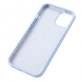 Housse silicone iPhone 15 Plus avec intérieur microfibres - Violet pastel photo 1