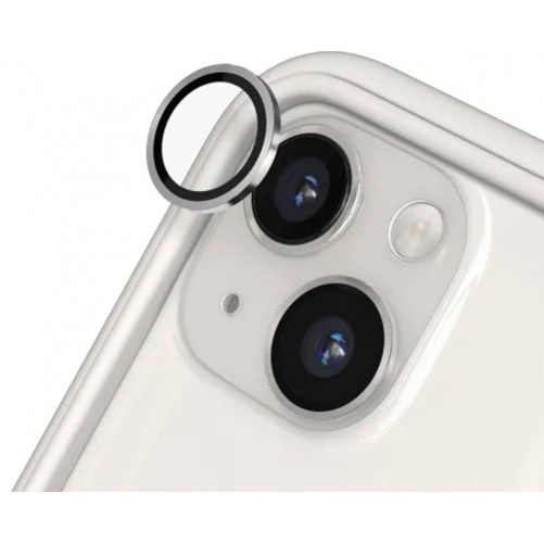 RHINOSHIELD Protection vitre caméra arrière iPhone 14 - Argent photo 1