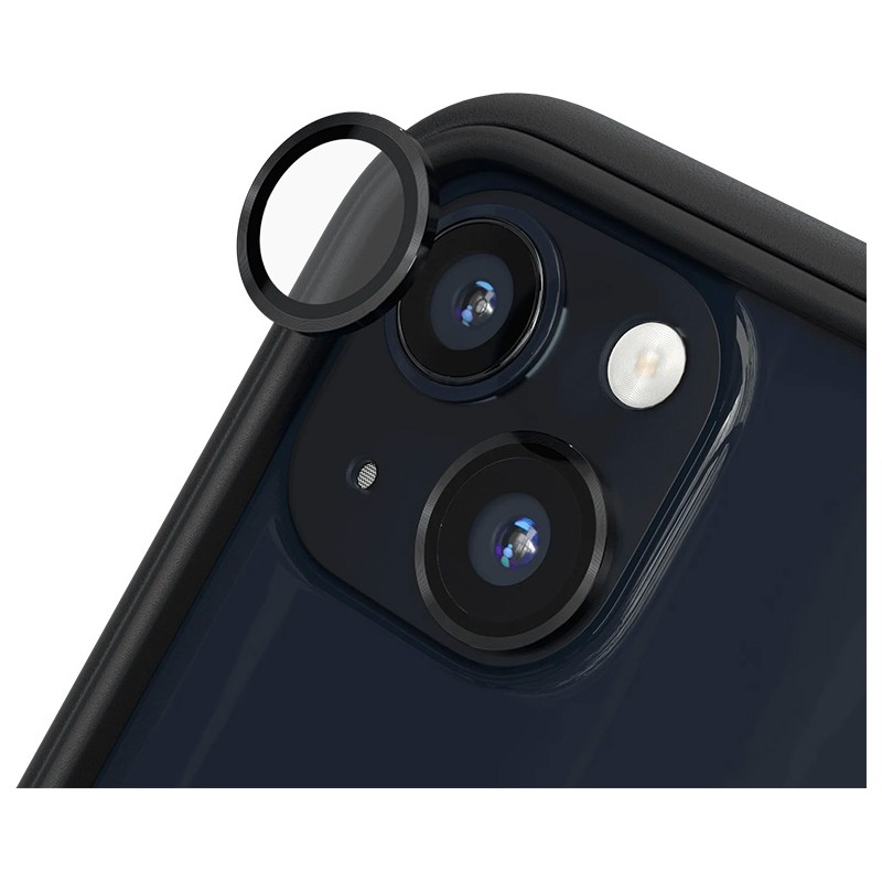 RHINOSHIELD Protection vitre caméra arrière iPhone 14 Pro - Noire photo 1