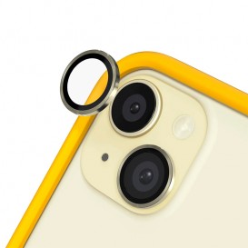 RHINOSHIELD Protection vitre caméra arrière iPhone 15 - jaune photo 1