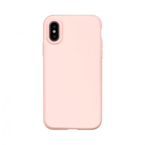 Coque RHINOSHIELD Soldidsuit iPhone X et iPhone XS - rose poudré photo 1