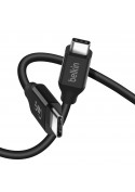 Câble USB4 USB-C vers USB-C BELKIN (0,8M) 100 WATT - Noir photo 1