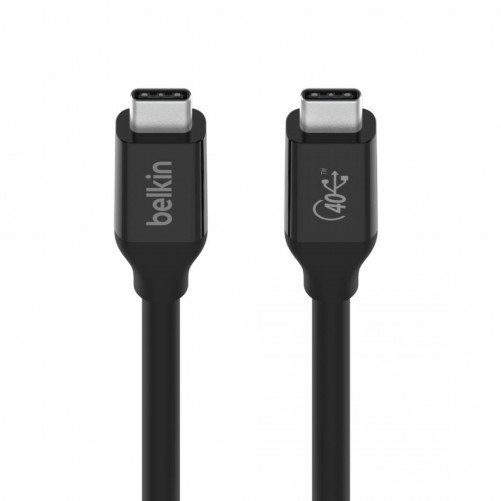 Câble USB4 USB-C vers USB-C BELKIN (0,8M) 100 WATT - Noir photo 2