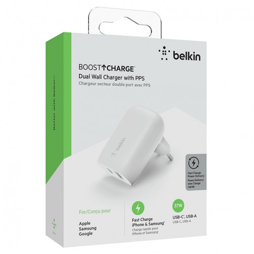 BELKIN chargeur 2 ports USB (Type-A et Type-C) 37W photo 2