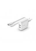 BELKIN chargeur câble USB-C et 2 Ports USB-A, 24W photo 1