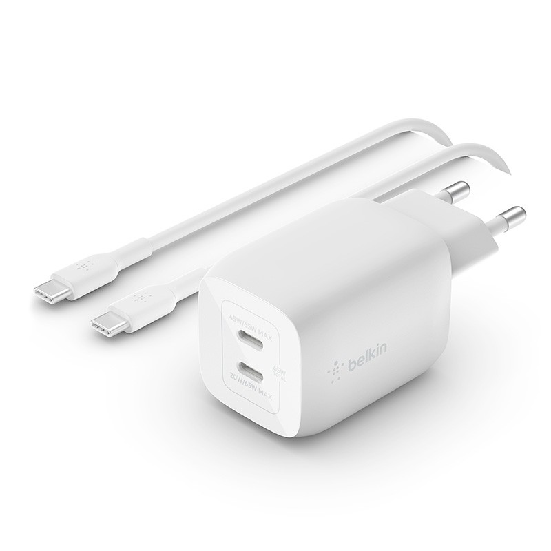 BELKIN chargeur USB-C 65 W câble USB-C inclus photo 1